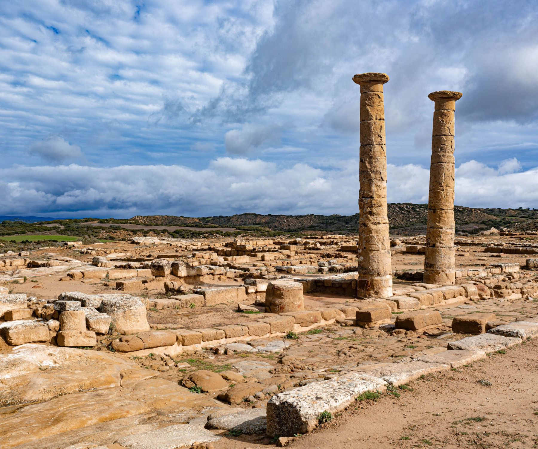 Yacimiento romano de los Bañales