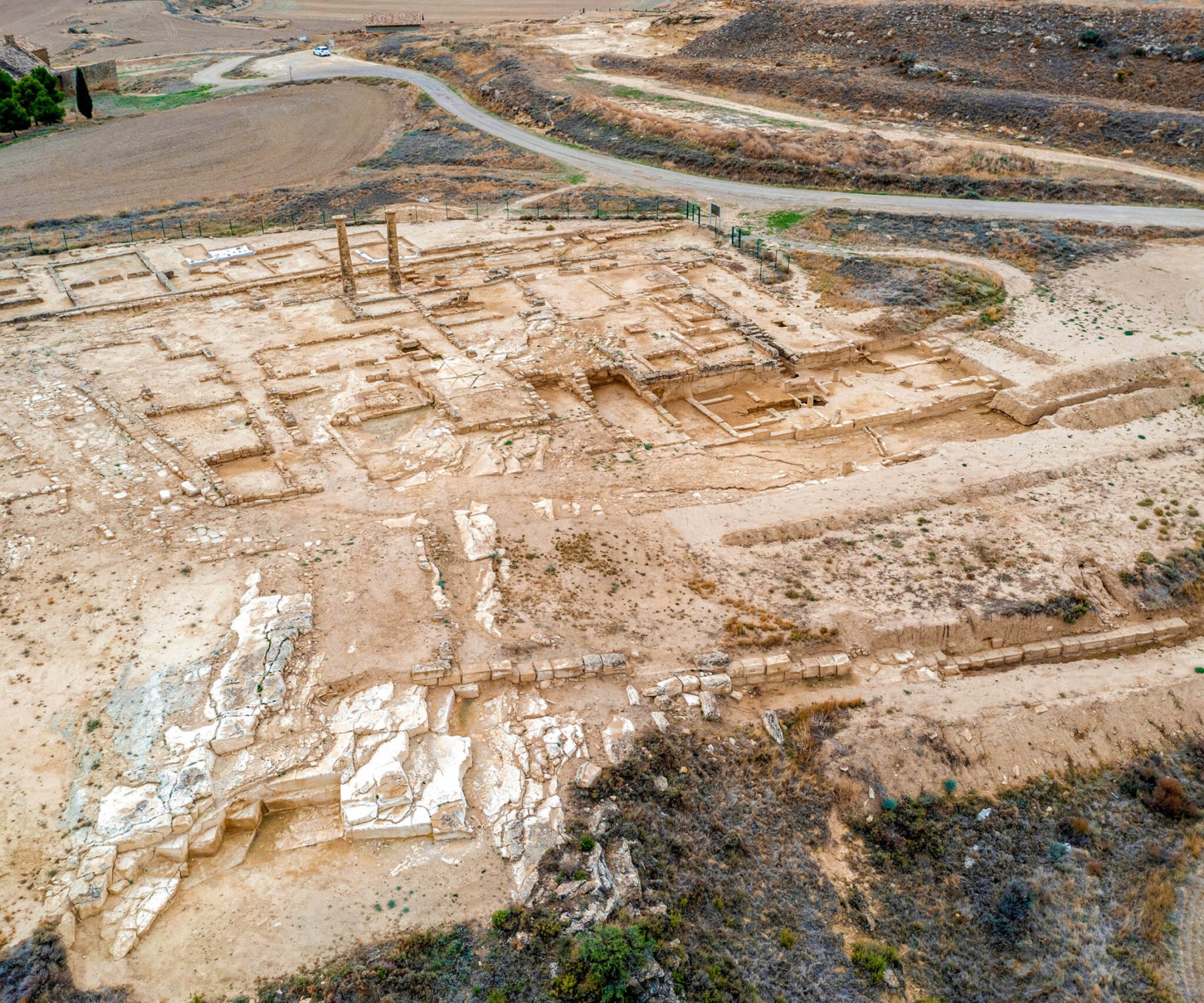 Yacimiento romano de los Bañales