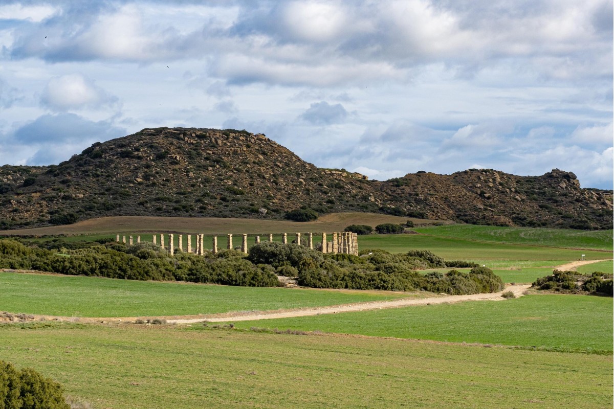 Yacimiento romano de los Bañales