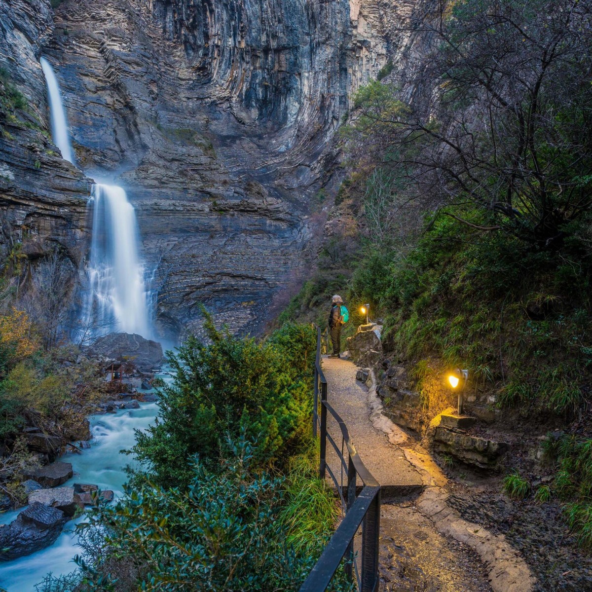 Foto cascada Sorrosal Huesca